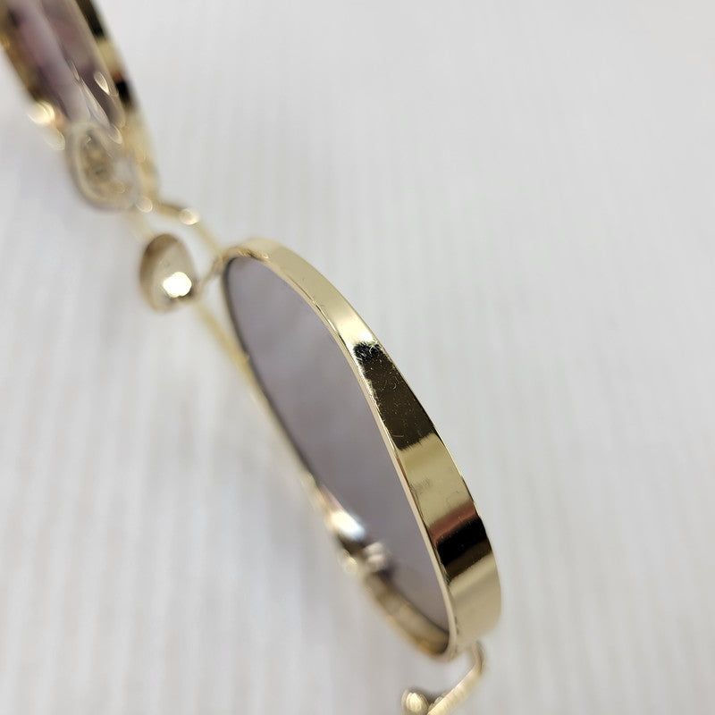【中古品】【メンズ/レディース】 BAGARCH バガーチ MIRROR LLOYD SUNGLASS ミラー ロイド サングラス 203-261011-as-08-izu サイズ：53□23-138 カラー：ゴールド 万代Net店