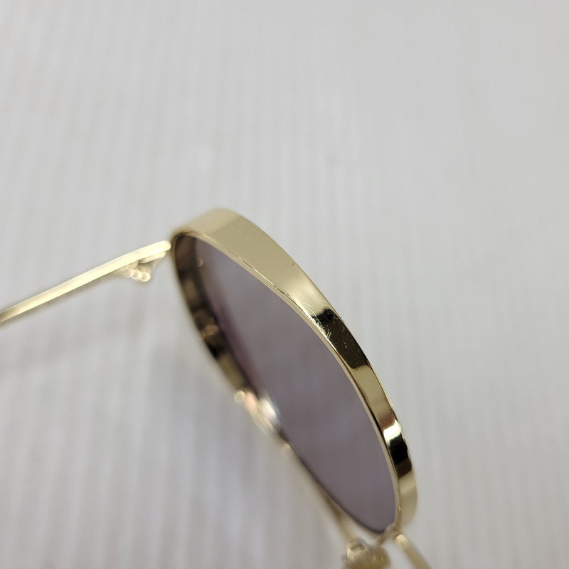 【中古品】【メンズ/レディース】 BAGARCH バガーチ MIRROR LLOYD SUNGLASS ミラー ロイド サングラス 203-261011-as-08-izu サイズ：53□23-138 カラー：ゴールド 万代Net店