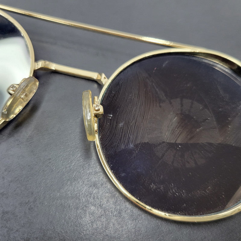 【中古品】【メンズ/レディース】 BAGARCH バガーチ MIRROR LLOYD SUNGLASS ミラー ロイド サングラス 203-261011-as-08-izu サイズ：53□23-138 カラー：ゴールド 万代Net店