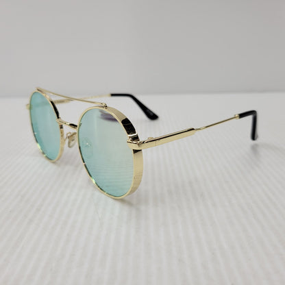 【中古品】【メンズ/レディース】 BAGARCH バガーチ MIRROR LLOYD SUNGLASS ミラー ロイド サングラス 203-261011-as-08-izu サイズ：53□23-138 カラー：ゴールド 万代Net店