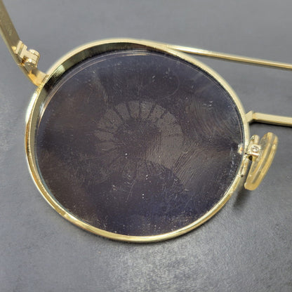 【中古品】【メンズ/レディース】 BAGARCH バガーチ MIRROR LLOYD SUNGLASS ミラー ロイド サングラス 203-261011-as-08-izu サイズ：53□23-138 カラー：ゴールド 万代Net店