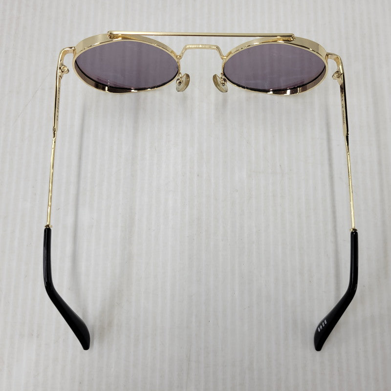 【中古品】【メンズ/レディース】 BAGARCH バガーチ MIRROR LLOYD SUNGLASS ミラー ロイド サングラス 203-261011-as-08-izu サイズ：53□23-138 カラー：ゴールド 万代Net店