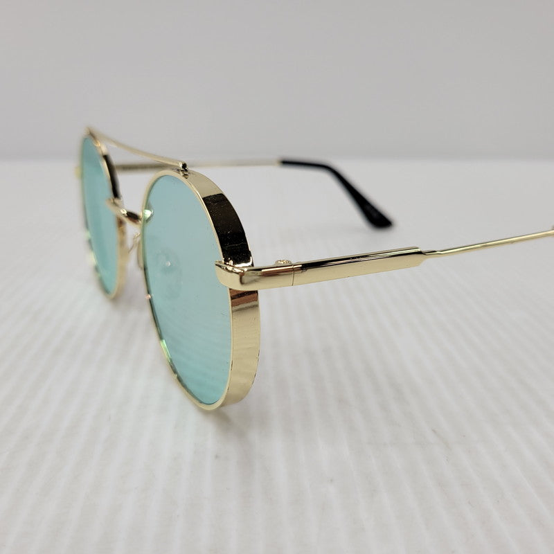 【中古品】【メンズ/レディース】 BAGARCH バガーチ MIRROR LLOYD SUNGLASS ミラー ロイド サングラス 203-261011-as-08-izu サイズ：53□23-138 カラー：ゴールド 万代Net店