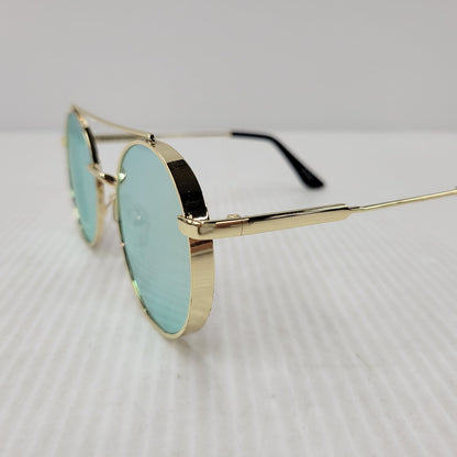 【中古品】【メンズ/レディース】 BAGARCH バガーチ MIRROR LLOYD SUNGLASS ミラー ロイド サングラス 203-261011-as-08-izu サイズ：53□23-138 カラー：ゴールド 万代Net店