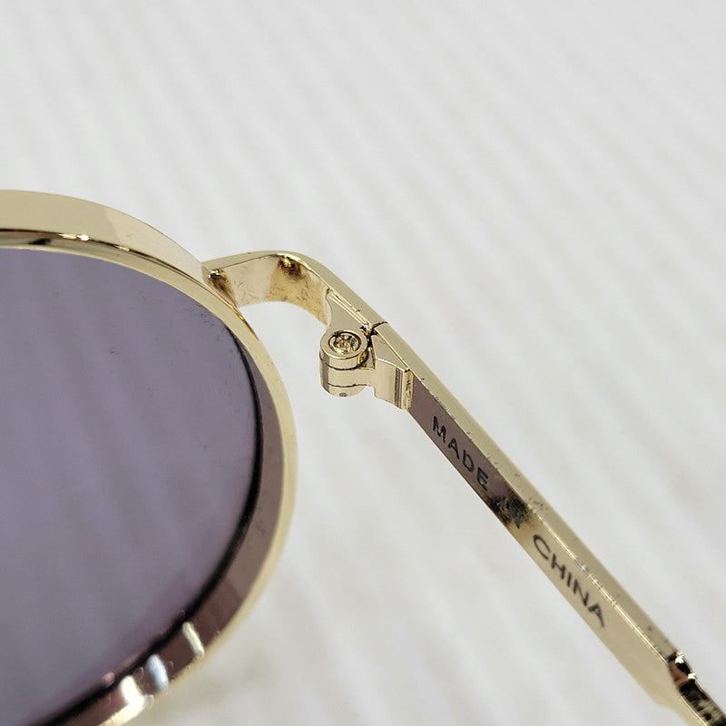【中古品】【メンズ/レディース】 BAGARCH バガーチ MIRROR LLOYD SUNGLASS ミラー ロイド サングラス 203-261011-as-08-izu サイズ：53□23-138 カラー：ゴールド 万代Net店