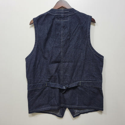 【中古品】【メンズ】 SUGARCANE シュガーケーン SC1570 11OZ BLUE DENIM WORK VEST ブルー デニム ワーク ベスト アウター 145-261005-cs-02-izu サイズ：40 カラー：インディゴ 万代Net店