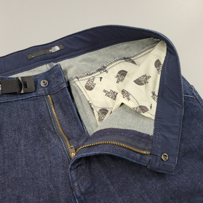 【中古品】【メンズ】 THE NORTH FACE ザ・ノースフェイス NB32004 DENIM CLIMBING BAGGY PANTS デニム クライミング バギー パンツ ズボン ボトムス 155-261012-ya-01-izu サイズ：M カラー：インディゴ 万代Net店