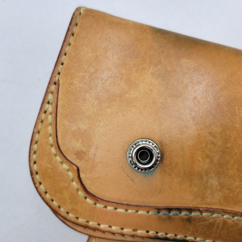 【中古品】【メンズ】 SAAD サード SUNSYMBOL CONCHO LEATHER BIKERS WALLET サンシンボル コンチョ レザー バイカーズ ウォレット 財布 長財布 200-261006-cs-19-izu カラー：キャメル 万代Net店