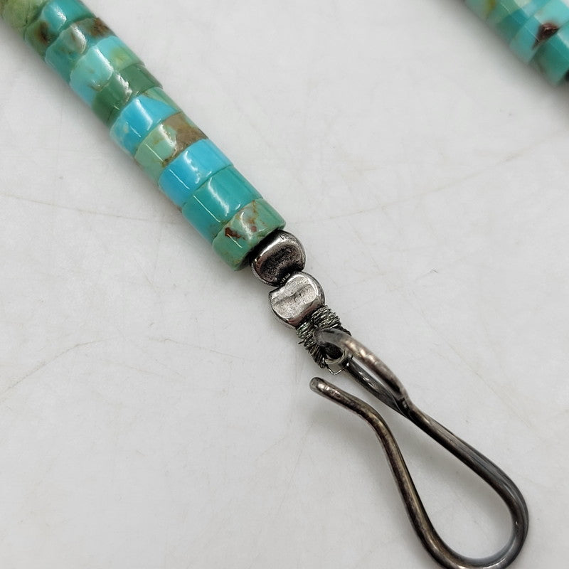 【中古品】【メンズ/レディース】 USED NAVAJO TURQUOISE BEADS NECKLACE ナバホ ターコイズ ビーズ ネックレス アクセサリー 191-261006-cs-21-izu カラー：ターコイズブルー 万代Net店