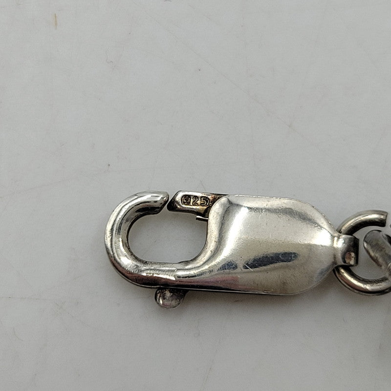 【中古品】【メンズ】 SAAD サード 925 EAGLE＆FEATHER CUSTOM NECKLACE イーグル フェザー カスタム ネックレス アクセサリー 191-261006-cs-20-izu カラー：レッド×シルバー 万代Net店