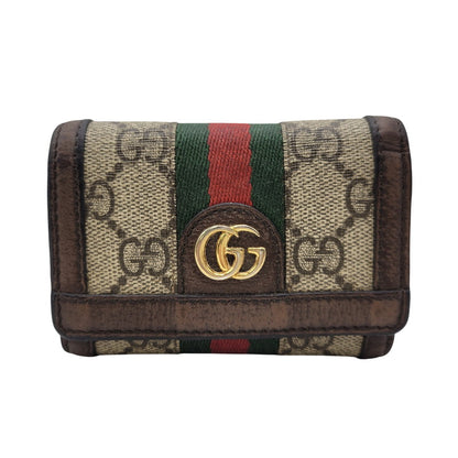 【中古品】【メンズ/レディース】 GUCCI グッチ 644334 GGスプリーム オフィディア 三つ折り財布 財布 181-261006-cs-18-izu カラー：ブラウン 万代Net店