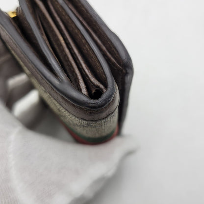 【中古品】【メンズ/レディース】 GUCCI グッチ 644334 GGスプリーム オフィディア 三つ折り財布 財布 181-261006-cs-18-izu カラー：ブラウン 万代Net店