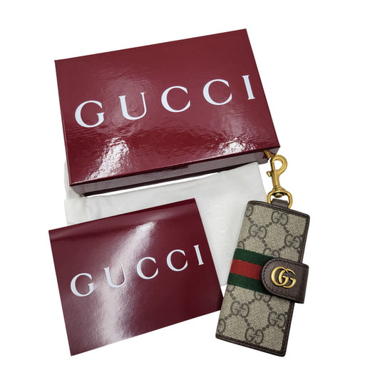 【中古品】【メンズ/レディース】 GUCCI グッチ 834272 オフィディア キーケース 小物 181-261006-cs-17-izu カラー：ブラウン 万代Net店