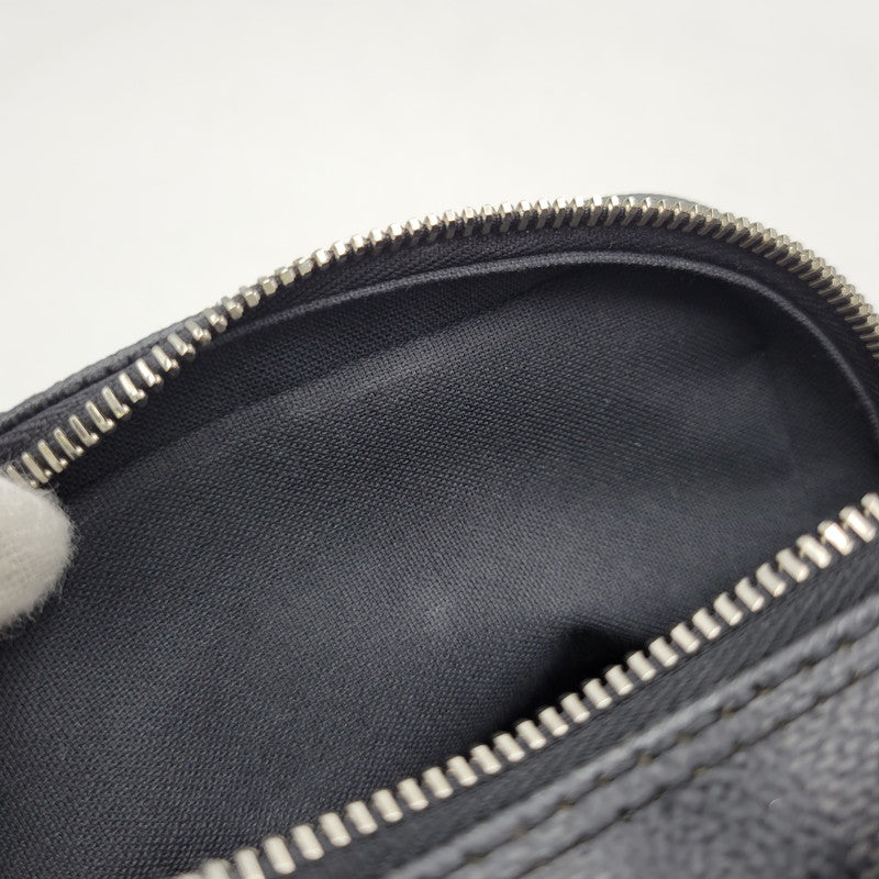 【中古品】【メンズ/レディース】 LOUIS VUITTON ルイ・ヴィトン N41446 ダミエ グラフィット レム カバン 鞄 179-261006-cs-15-izu カラー：ブラック 万代Net店