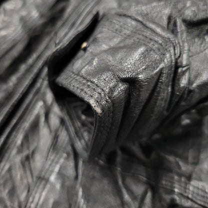【中古品】【メンズ】 WEEKENDS ウィークエンド LEATHER JACKET レザージャケット アウタートップス 146-261010-sm-09-izu サイズ：M カラー：ブラック 万代Net店