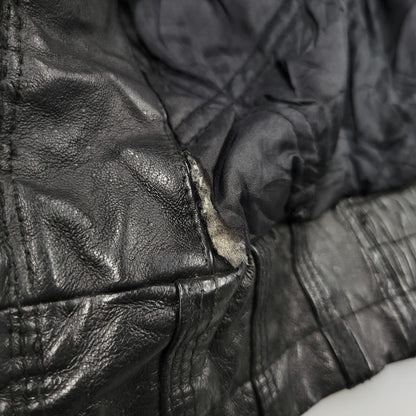 【中古品】【メンズ】 WEEKENDS ウィークエンド LEATHER JACKET レザージャケット アウタートップス 146-261010-sm-09-izu サイズ：M カラー：ブラック 万代Net店