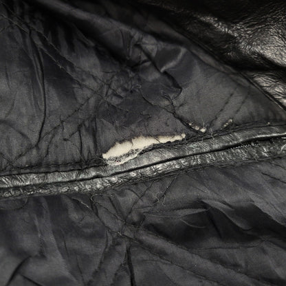 【中古品】【メンズ】 WEEKENDS ウィークエンド LEATHER JACKET レザージャケット アウタートップス 146-261010-sm-09-izu サイズ：M カラー：ブラック 万代Net店