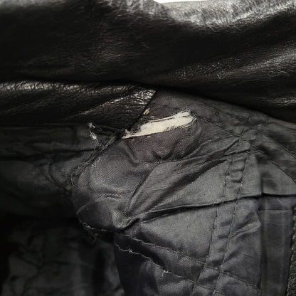 【中古品】【メンズ】 WEEKENDS ウィークエンド LEATHER JACKET レザージャケット アウタートップス 146-261010-sm-09-izu サイズ：M カラー：ブラック 万代Net店
