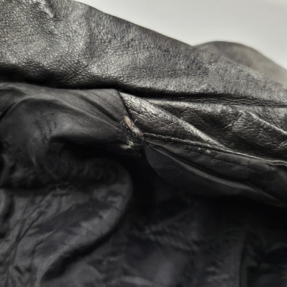 【中古品】【メンズ】 WEEKENDS ウィークエンド LEATHER JACKET レザージャケット アウタートップス 146-261010-sm-09-izu サイズ：M カラー：ブラック 万代Net店