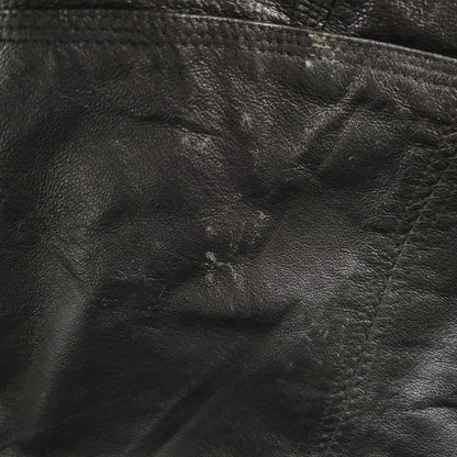 【中古品】【メンズ】 WEEKENDS ウィークエンド LEATHER JACKET レザージャケット アウタートップス 146-261010-sm-09-izu サイズ：M カラー：ブラック 万代Net店