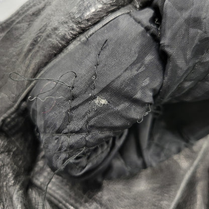 【中古品】【メンズ】 WEEKENDS ウィークエンド LEATHER JACKET レザージャケット アウタートップス 146-261010-sm-09-izu サイズ：M カラー：ブラック 万代Net店