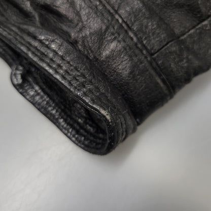 【中古品】【メンズ】 WEEKENDS ウィークエンド LEATHER JACKET レザージャケット アウタートップス 146-261010-sm-09-izu サイズ：M カラー：ブラック 万代Net店