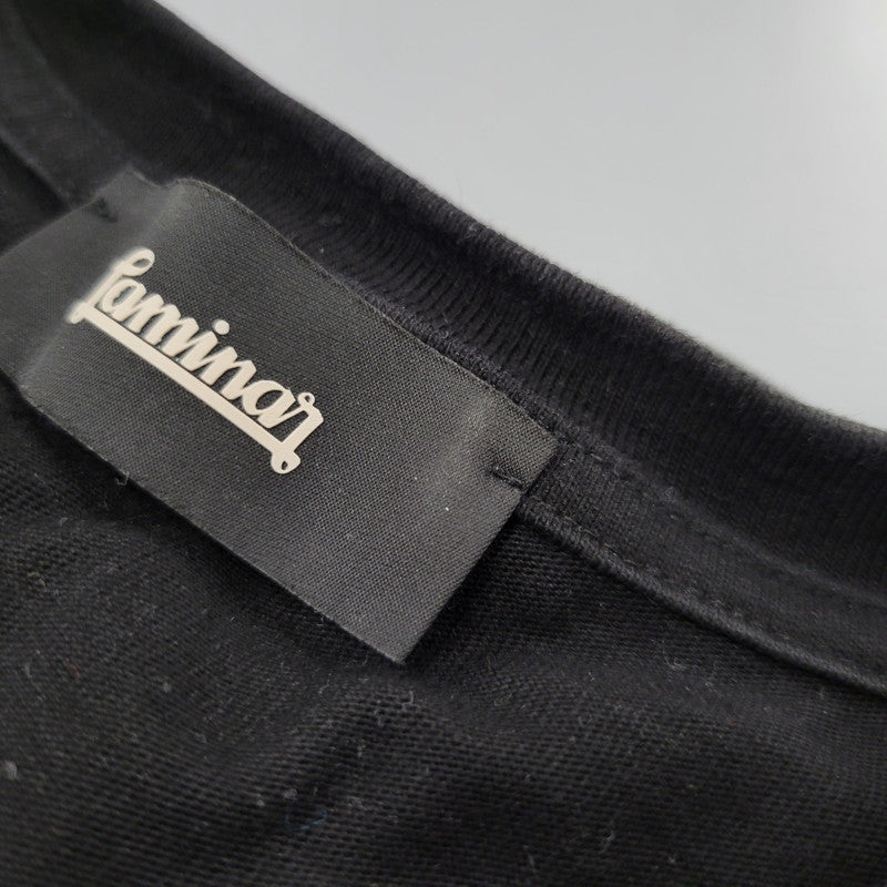 【中古品】【メンズ】 HERNO ヘルノ LAMINAR TEE ラミナー Tシャツ トップス 141-261012-kh-03-izu サイズ：52 カラー：ブラック 万代Net店