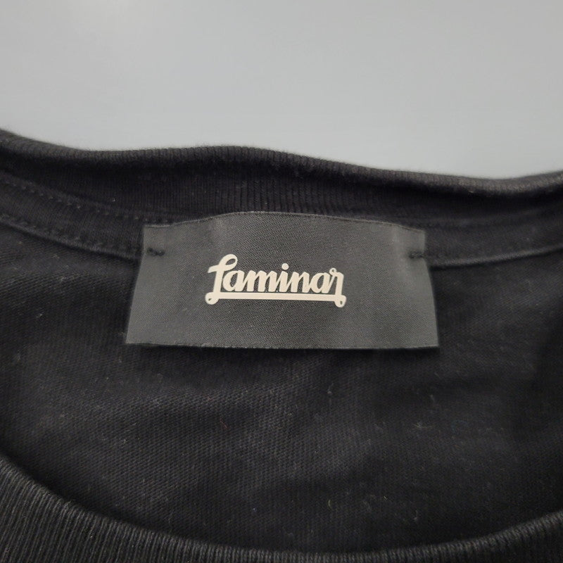 【中古品】【メンズ】 HERNO ヘルノ LAMINAR TEE ラミナー Tシャツ トップス 141-261012-kh-03-izu サイズ：52 カラー：ブラック 万代Net店