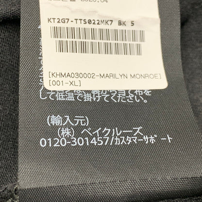 【中古品】【メンズ】 KITH キス × MARILYN MONROE マリリン モンロー GLAMOUR VINTAGE TEE グラマー ヴィンテージ Tシャツ トップス 半袖 142-261006-ya-03-izu サイズ：XL カラー：ブラック 万代Net店