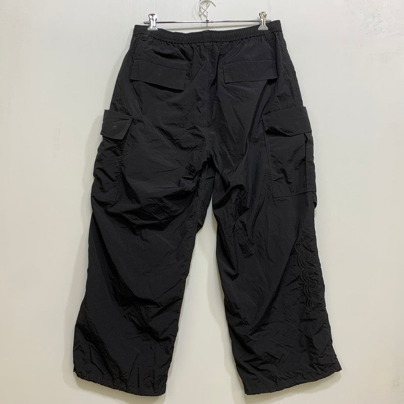 【中古品】【メンズ】 MUTA MARINE ムータマリン MMMK-444332 NYLON WIDE CARGO PANTS ナイロン ワイド カーゴ パンツ ボトムス 159-261008-kh-03-izu サイズ：7 カラー：ブラック 万代Net店