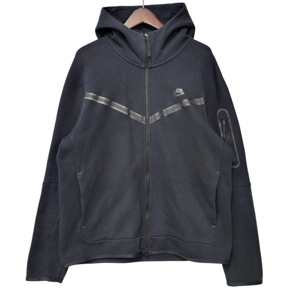 【中古品】【メンズ】 NIKE ナイキ CU4490-010 TCH FLC FZ WR HOODIE テック フリース フルジップ ウィンドランナー フーディー トップス 長袖 148-261007-ya-11-izu サイズ：XXL カラー：ブラック 万代Net店