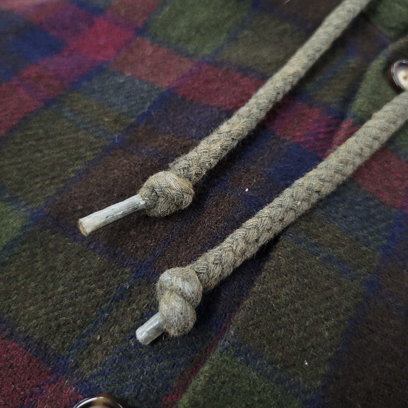 【中古品】【メンズ】 GAP ギャップ 香港製 WOOL CHECK HOODIE ウールチェック フーディー アウター トップス 146-261007-sm-07-izu サイズ：L カラー：カーキ 万代Net店