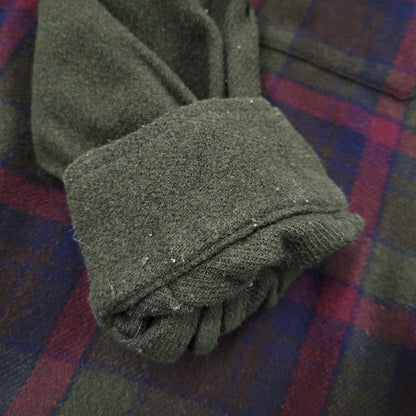 【中古品】【メンズ】 GAP ギャップ 香港製 WOOL CHECK HOODIE ウールチェック フーディー アウター トップス 146-261007-sm-07-izu サイズ：L カラー：カーキ 万代Net店