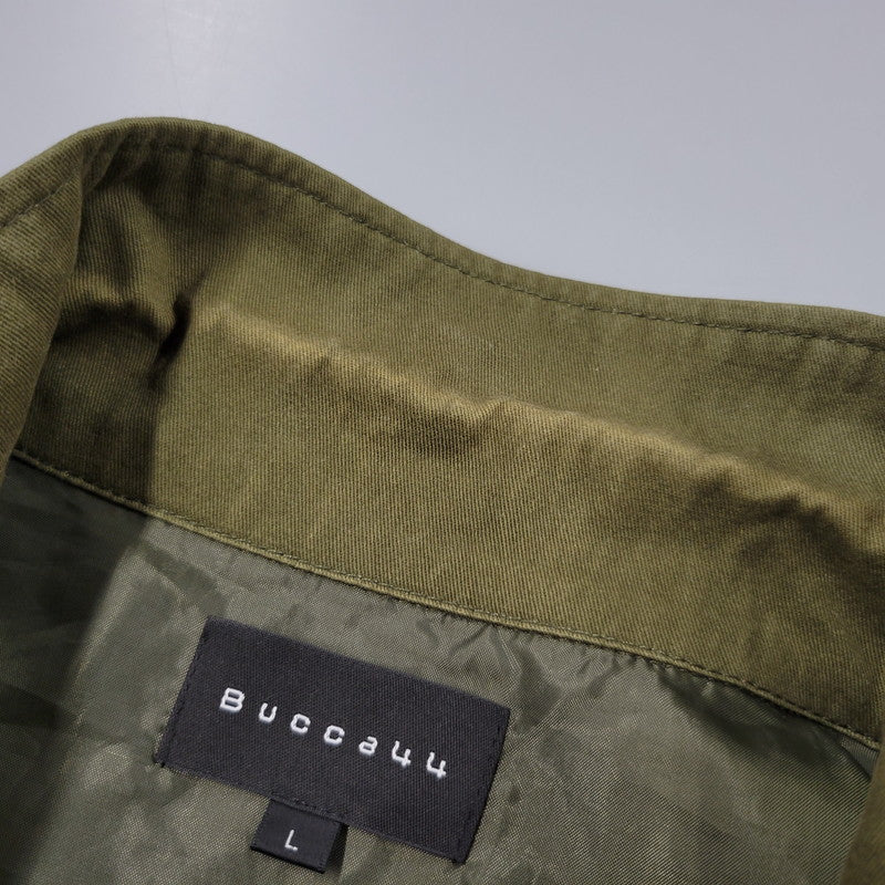 【中古品】【メンズ】 BUCCA 44 ブッカ フォーティーフォー DENIM JACKET デニム ジャケット アウター トップス 147-261007-sm-08-izu サイズ：L カラー：カーキ 万代Net店