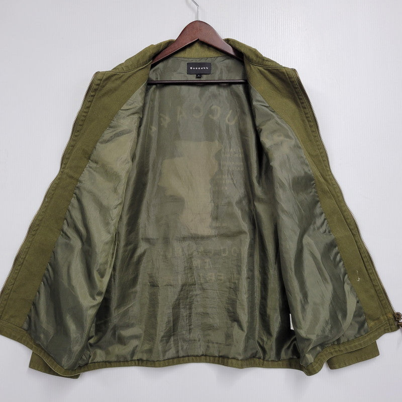 【中古品】【メンズ】 BUCCA 44 ブッカ フォーティーフォー DENIM JACKET デニム ジャケット アウター トップス 147-261007-sm-08-izu サイズ：L カラー：カーキ 万代Net店