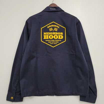 【中古品】【メンズ】 NEIGHBORHOOD ネイバーフッド 151ARNH-JKM01 KENDALL WORK C-JKT DENIM JACKET デニム ジャケット アウター 142-261007-sm-06-izu サイズ：L カラー：ネイビー 万代Net店