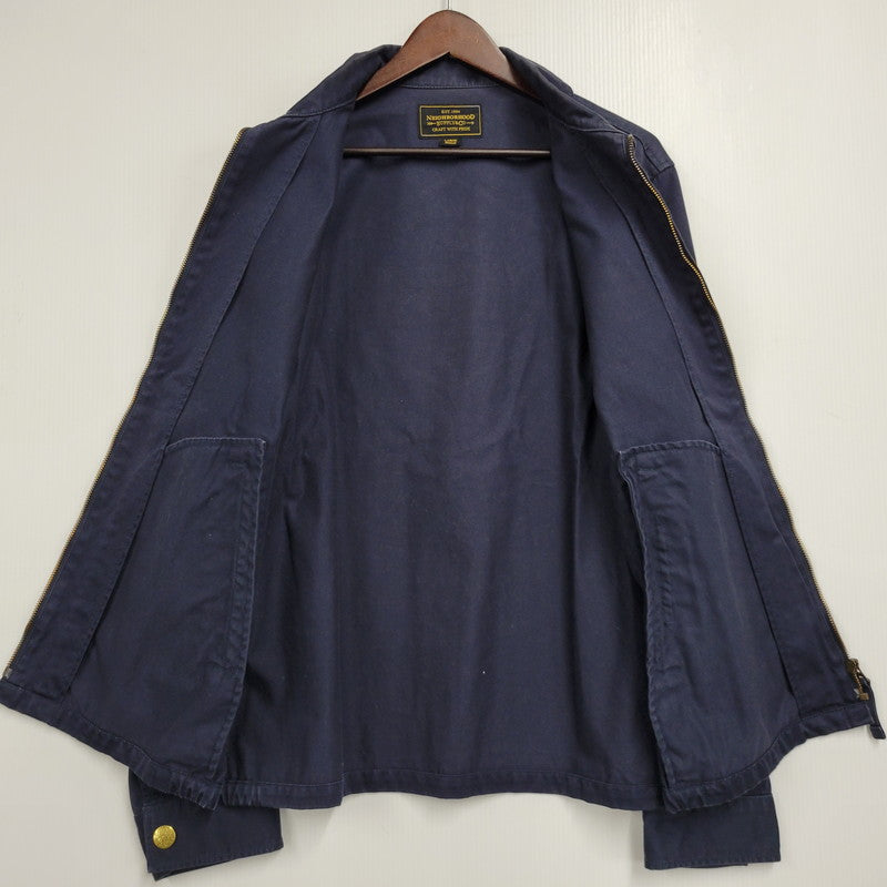 【中古品】【メンズ】 NEIGHBORHOOD ネイバーフッド 151ARNH-JKM01 KENDALL WORK C-JKT DENIM JACKET デニム ジャケット アウター 142-261007-sm-06-izu サイズ：L カラー：ネイビー 万代Net店