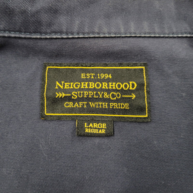 【中古品】【メンズ】 NEIGHBORHOOD ネイバーフッド 151ARNH-JKM01 KENDALL WORK C-JKT DENIM JACKET デニム ジャケット アウター 142-261007-sm-06-izu サイズ：L カラー：ネイビー 万代Net店