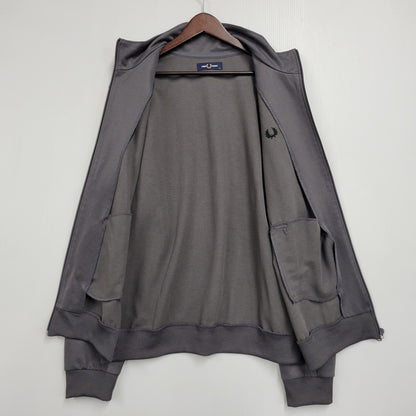 【中古品】【メンズ】 FRED PERRY フレッドペリー J6000 TRACK JACKET トラックジャケット トップス 141-261007-sm-01-izu サイズ：XL カラー：グレー 万代Net店