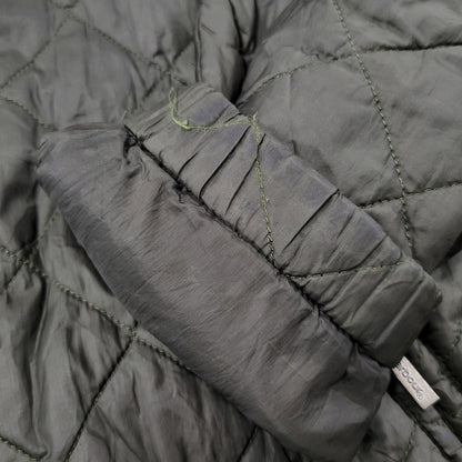 【中古品】【メンズ】 BARBOUR バーブァー QUILTED キルテッド BOMBER JACKET ボンバー ジャケット アウター 144-261007-sm-04-izu サイズ：L カラー：カーキ 万代Net店