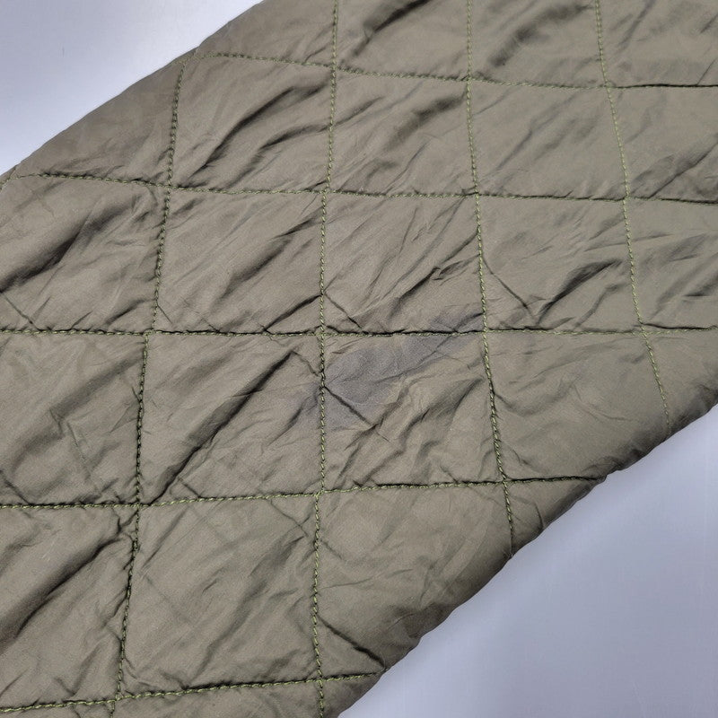 【中古品】【メンズ】 BARBOUR バーブァー QUILTED キルテッド BOMBER JACKET ボンバー ジャケット アウター 144-261007-sm-04-izu サイズ：L カラー：カーキ 万代Net店