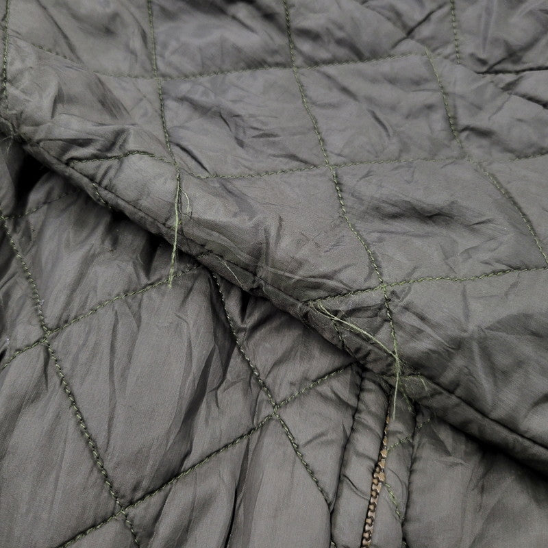 【中古品】【メンズ】 BARBOUR バーブァー QUILTED キルテッド BOMBER JACKET ボンバー ジャケット アウター 144-261007-sm-04-izu サイズ：L カラー：カーキ 万代Net店