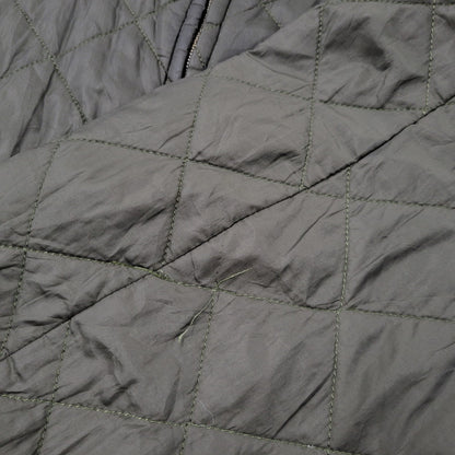 【中古品】【メンズ】 BARBOUR バーブァー QUILTED キルテッド BOMBER JACKET ボンバー ジャケット アウター 144-261007-sm-04-izu サイズ：L カラー：カーキ 万代Net店