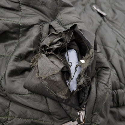 【中古品】【メンズ】 BARBOUR バーブァー QUILTED キルテッド BOMBER JACKET ボンバー ジャケット アウター 144-261007-sm-04-izu サイズ：L カラー：カーキ 万代Net店