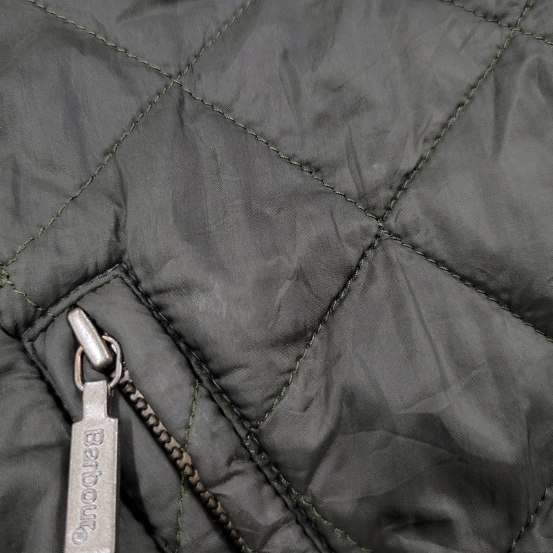 【中古品】【メンズ】 BARBOUR バーブァー QUILTED キルテッド BOMBER JACKET ボンバー ジャケット アウター 144-261007-sm-04-izu サイズ：L カラー：カーキ 万代Net店