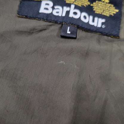 【中古品】【メンズ】 BARBOUR バーブァー QUILTED キルテッド BOMBER JACKET ボンバー ジャケット アウター 144-261007-sm-04-izu サイズ：L カラー：カーキ 万代Net店