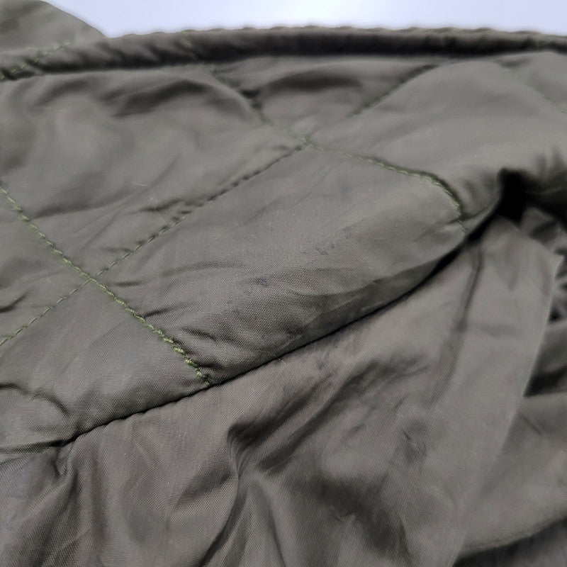 【中古品】【メンズ】 BARBOUR バーブァー QUILTED キルテッド BOMBER JACKET ボンバー ジャケット アウター 144-261007-sm-04-izu サイズ：L カラー：カーキ 万代Net店