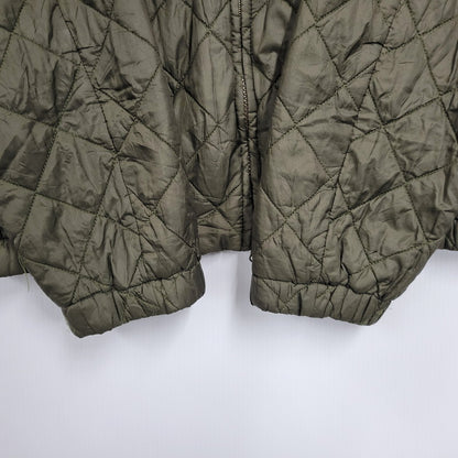【中古品】【メンズ】 BARBOUR バーブァー QUILTED キルテッド BOMBER JACKET ボンバー ジャケット アウター 144-261007-sm-04-izu サイズ：L カラー：カーキ 万代Net店