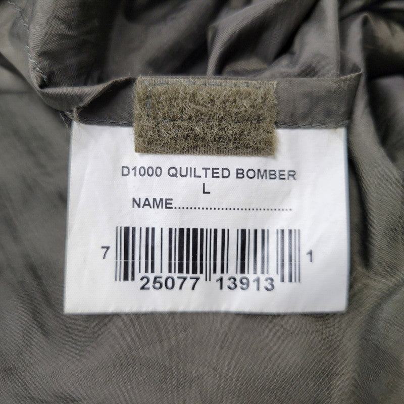 【中古品】【メンズ】 BARBOUR バーブァー QUILTED キルテッド BOMBER JACKET ボンバー ジャケット アウター 144-261007-sm-04-izu サイズ：L カラー：カーキ 万代Net店