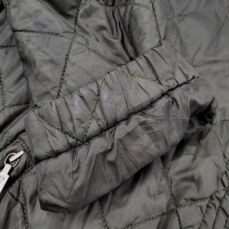 【中古品】【メンズ】 BARBOUR バーブァー QUILTED キルテッド BOMBER JACKET ボンバー ジャケット アウター 144-261007-sm-04-izu サイズ：L カラー：カーキ 万代Net店